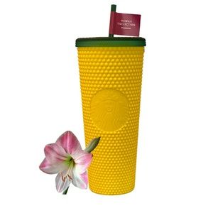NEW! STARBUCKS Tumbler Exclusive 2020 Limited Edition Hawaii Pineapple Studded